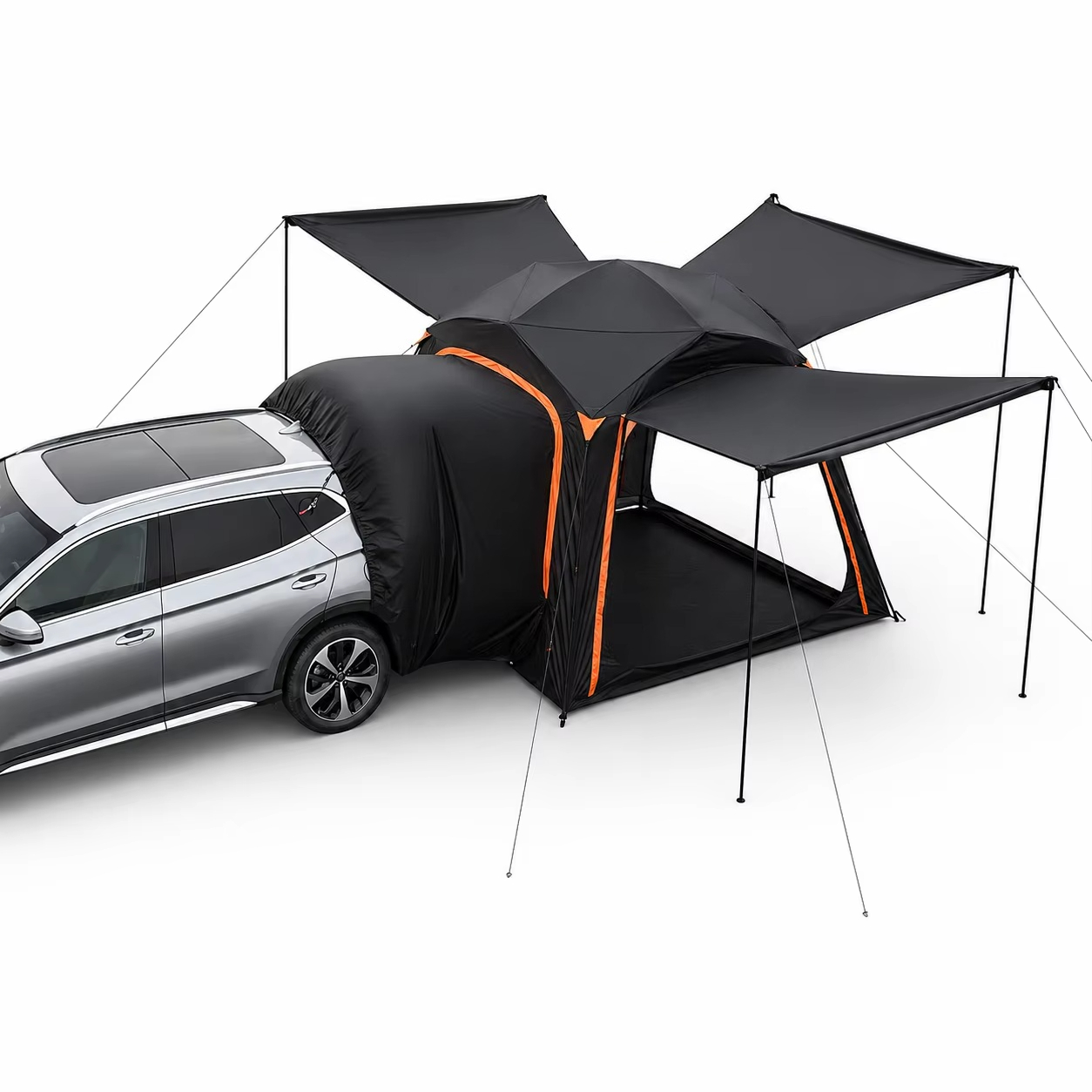 Outdoor Camping Car Tail Tent - Tenda Traseira Universal para SUV, Um