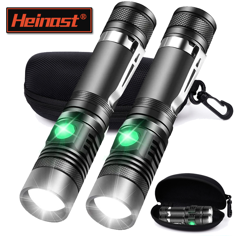 Headlamp - Lanterna portátil recarregável t6, uso com