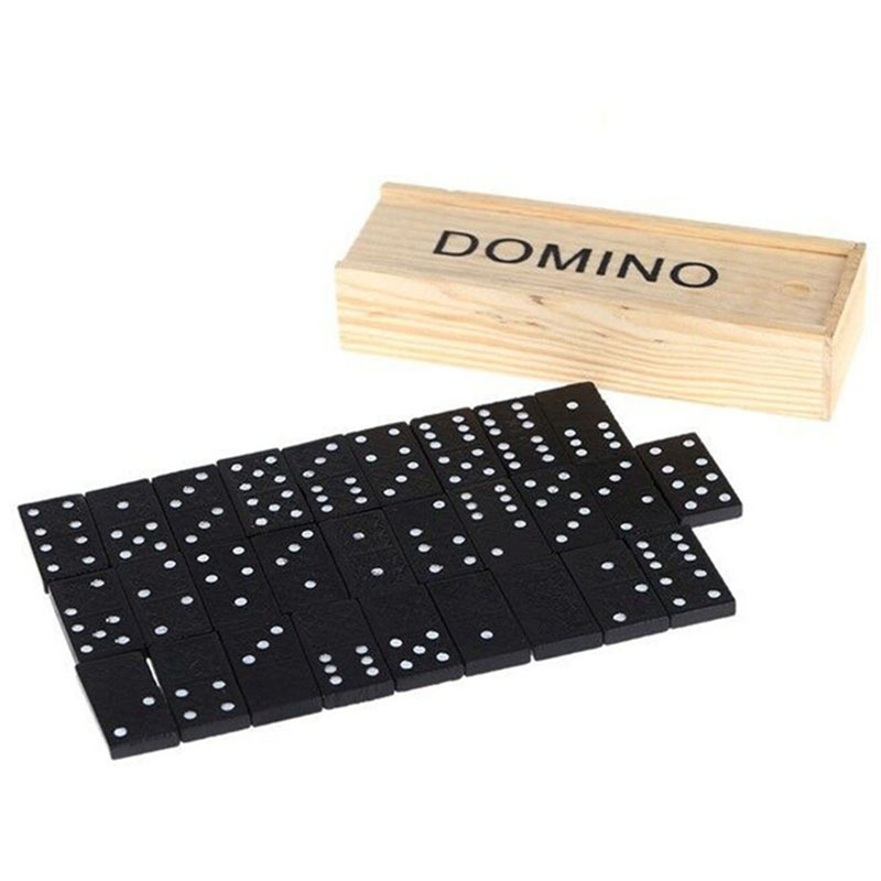 Outdoor Y Camping - Conjunto de 28 peças de Dominó