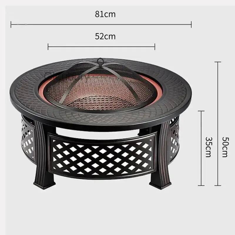 Outdoor Camping Fire Pit - Suporte para Braseiro e Churrasqueira, para