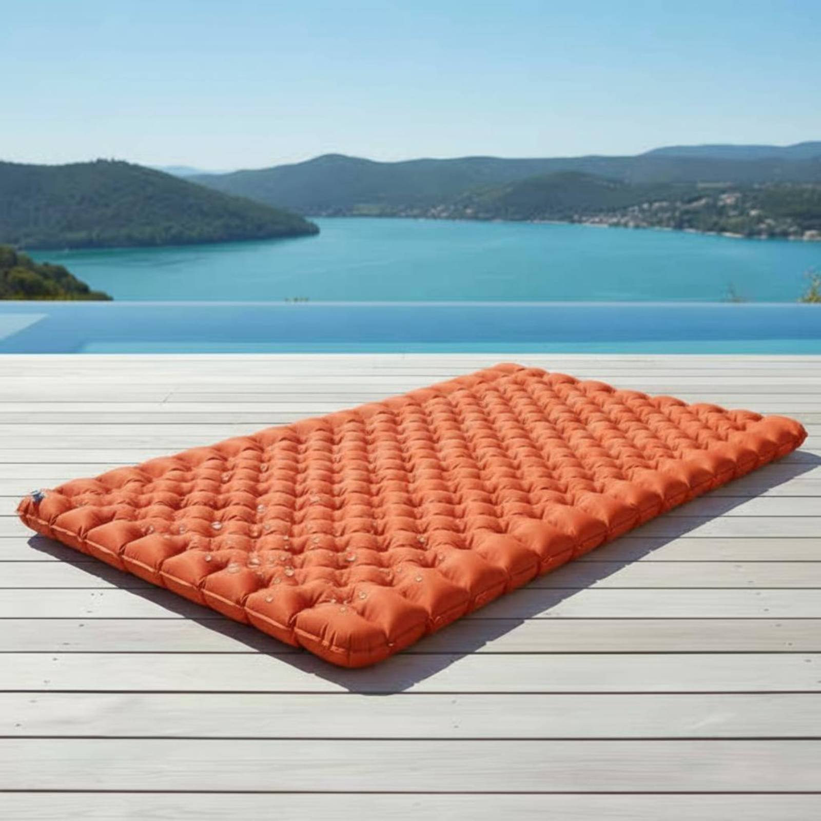 Outdoor Camping Floor Mat - Colchão Inflável para Camping em Nylon