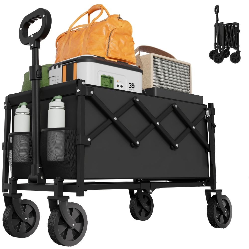 Outdoor Y Camping - Carrinho de Jardim Dobrável com Capacidade