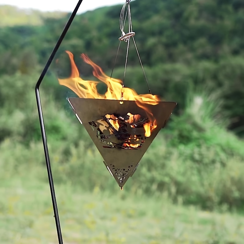 Outdoor Camping Stove Wood - Cabide de churrasqueira para acampamento ao