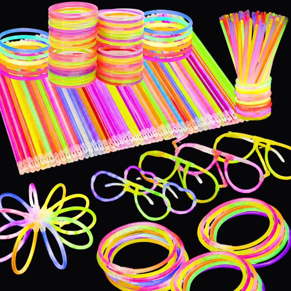 Glow Sticks Survival - Kit de Bastões de Luz Fluorescente