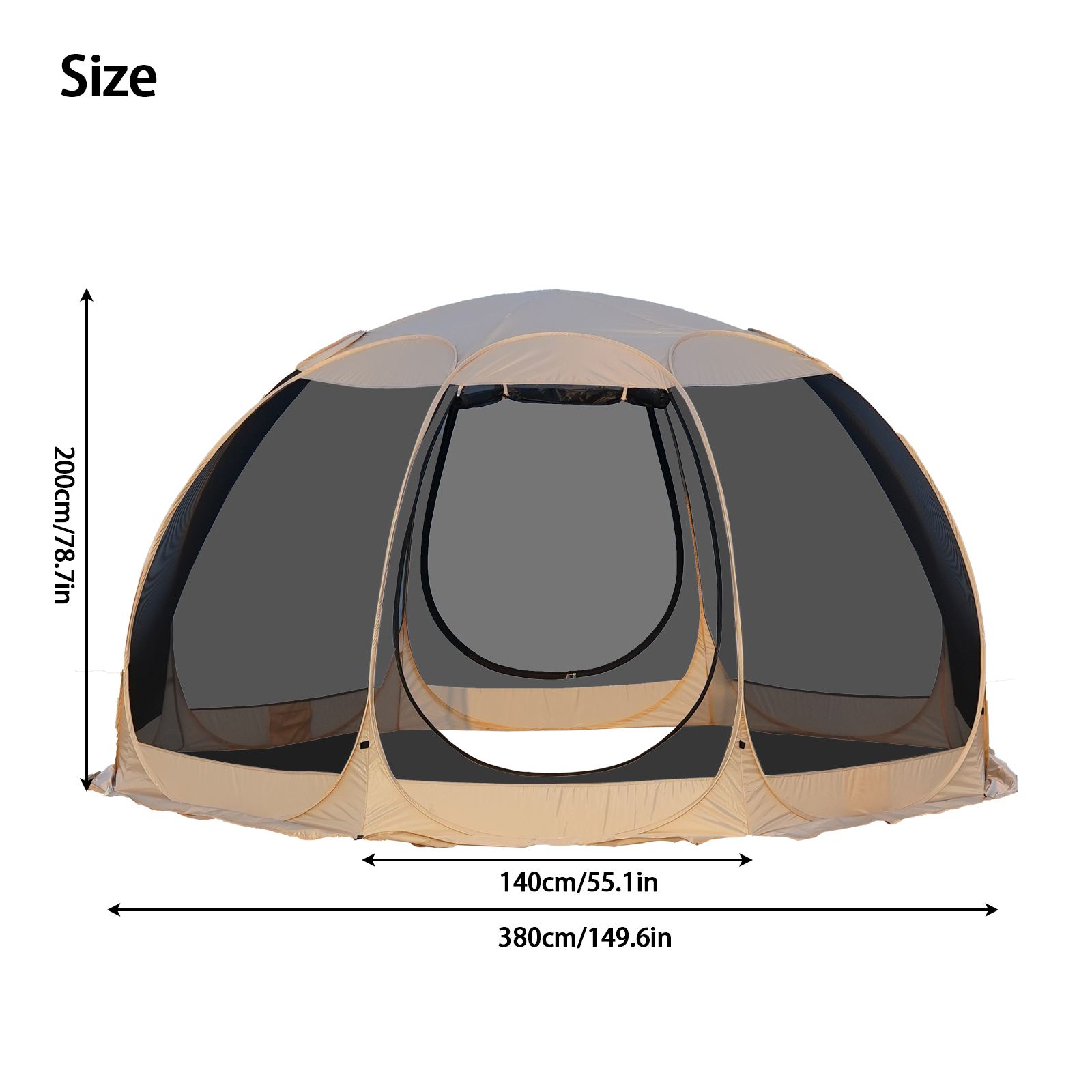 Tenda de Tela Pop-up PAKICETUS - Outdoor Camping Automatic Quick Opening Tent avaliação e preço