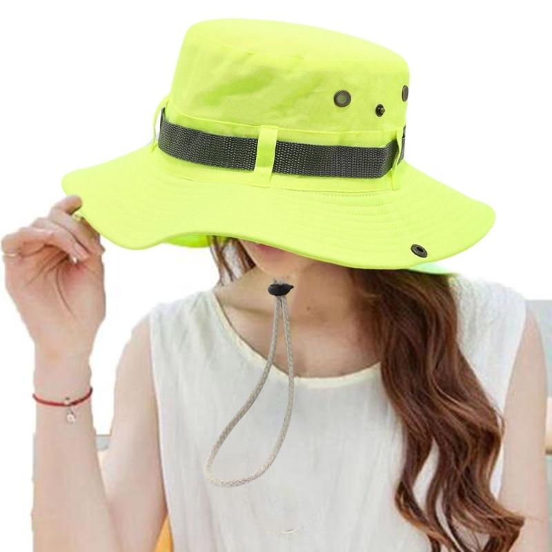 72Xe Fluorescent Bucket Hat Br - Outdoor Camping Activities For Adults avaliação e preço
