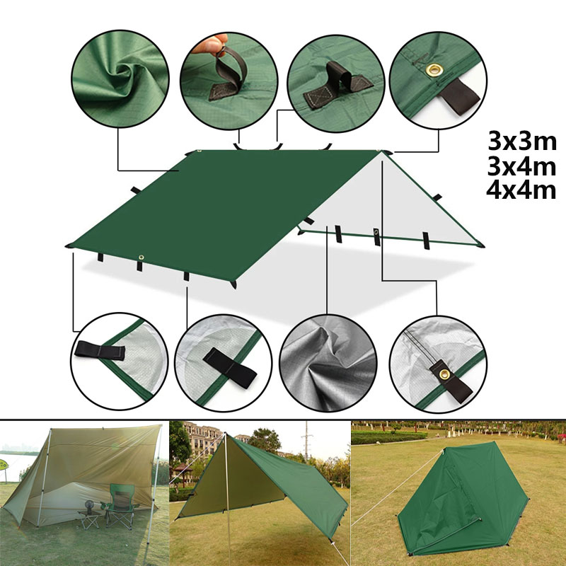 4x4m 4x3m 3x3m 19 Pontos de Pe - Outdoor Camping Automatic Quick Opening Tent avaliação e preço