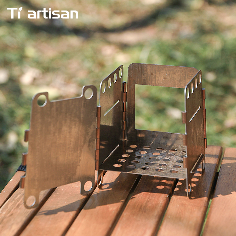 Fogão de Camping em Aço Inoxid - Outdoor Camping Stove Wood avaliação e preço
