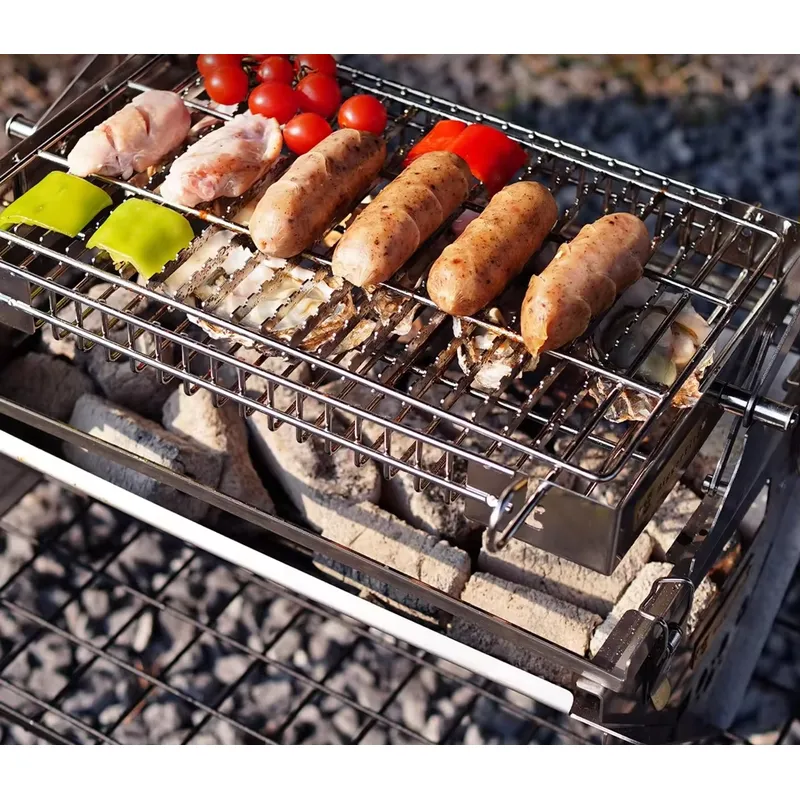 Churrasqueira Portátil Dobráve - Outdoor Camping Stove Wood avaliação e preço