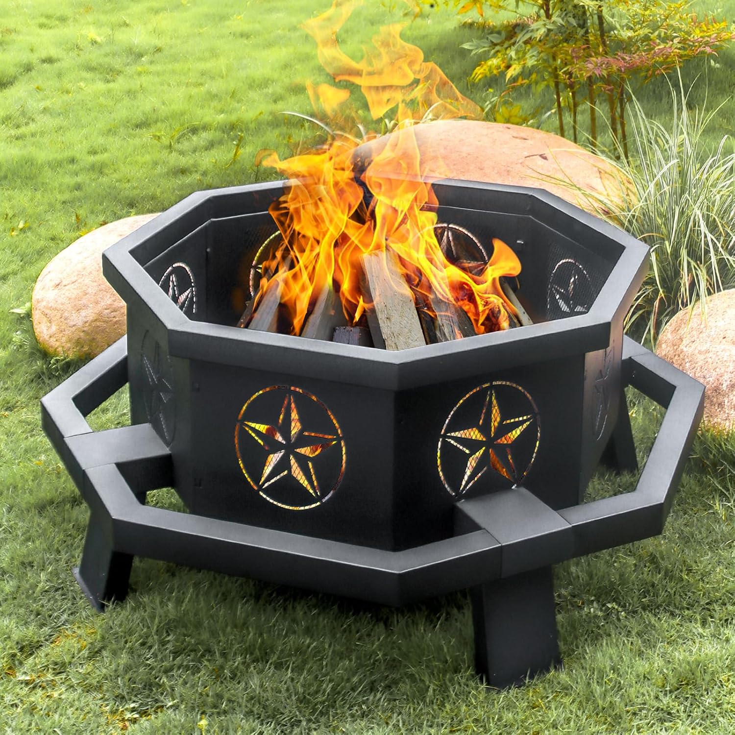 Lareira Externa com Pá para Fo - Outdoor Camping Fire Pit avaliação e preço