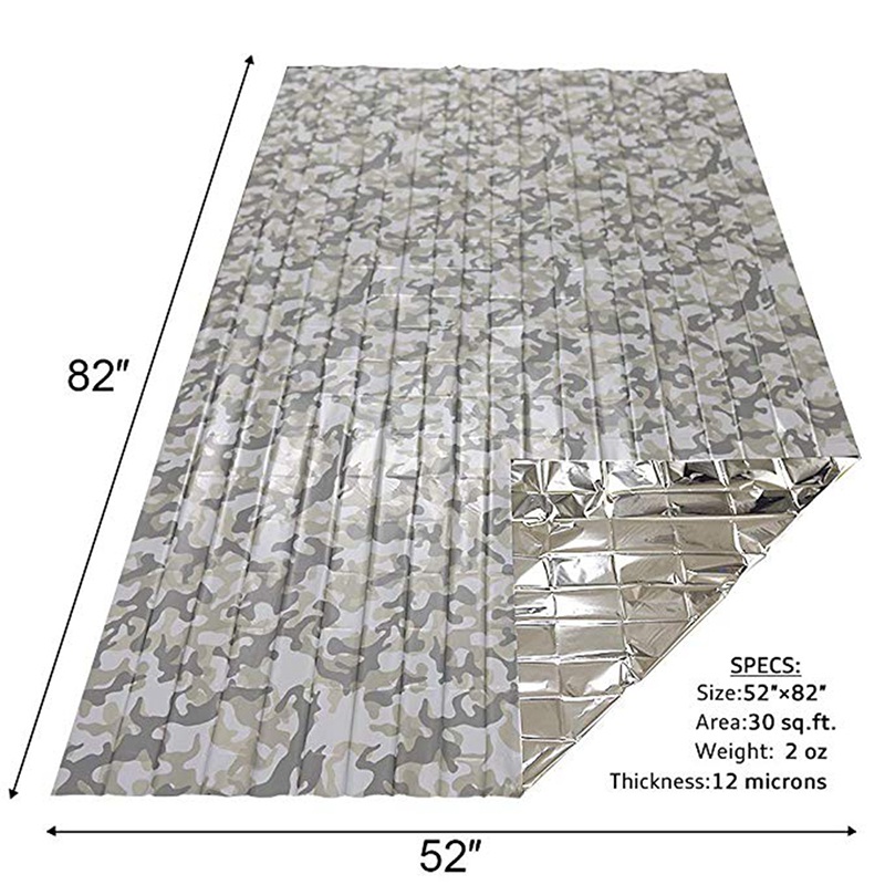 1 pçs cobertor térmico de emer - Outdoor Camping Floor Mat avaliação e preço
