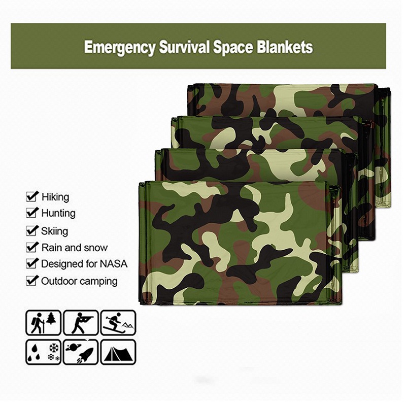 1 pçs cobertor térmico de emer - Outdoor Camping Floor Mat avaliação e preço