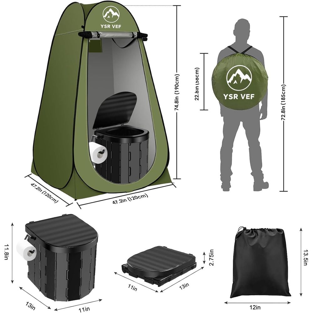 Kit de Sanitário Portátil, San - Outdoor Camp avaliação e preço