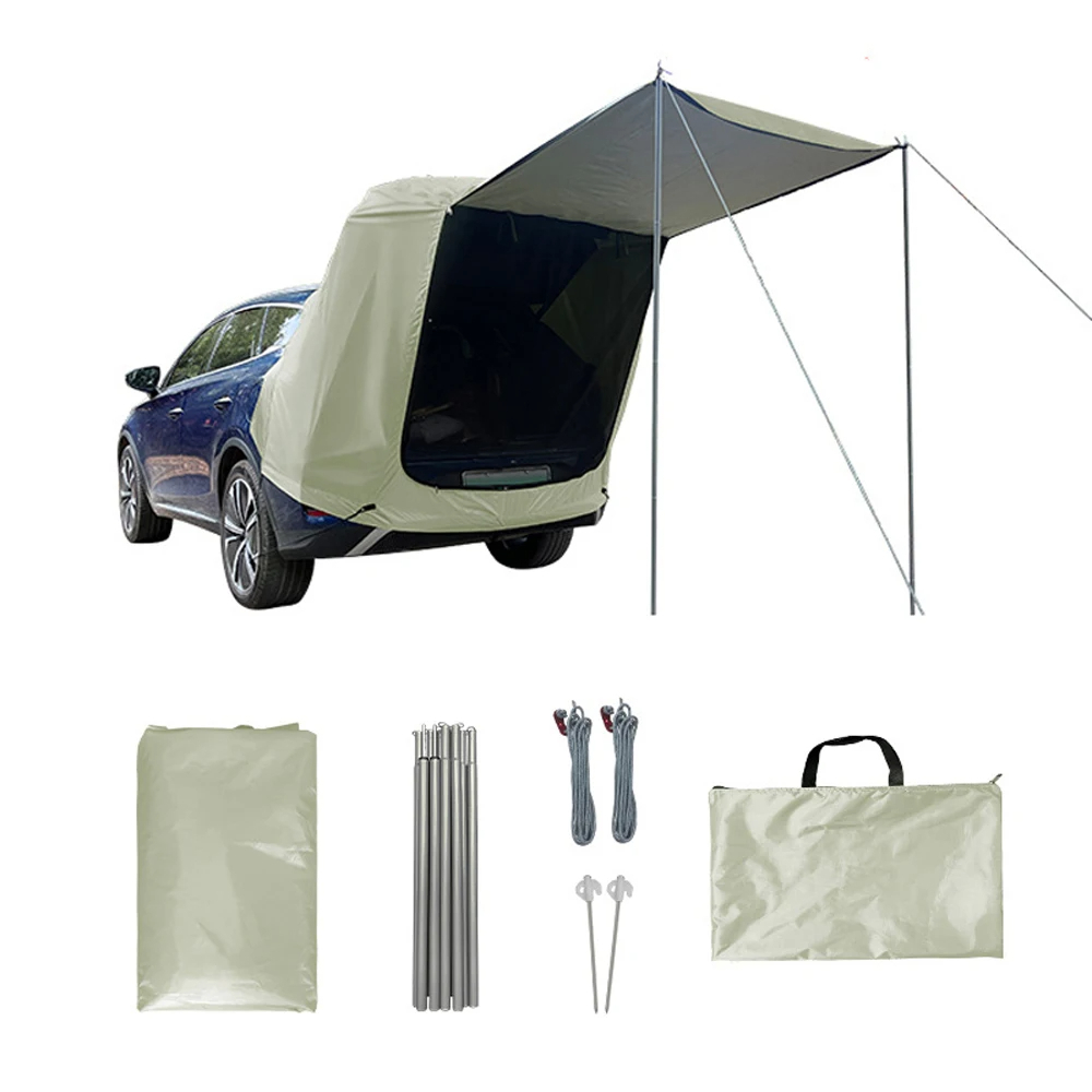 Tenda de Extensão Traseira par - Outdoor Camping Car Tail Tent avaliação e preço