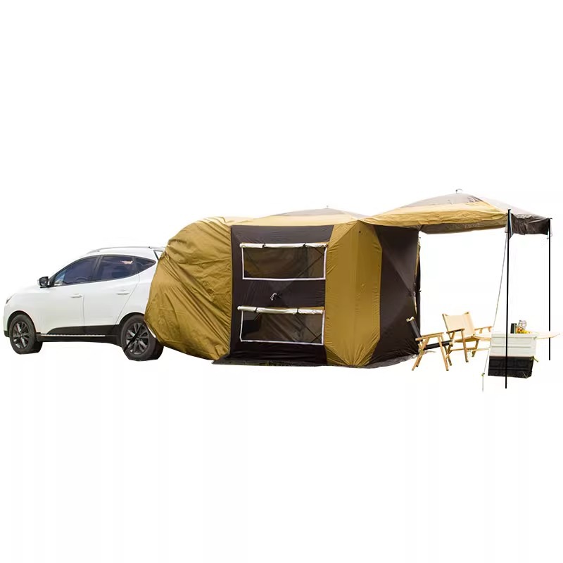 Tendas Dobráveis Pop-Up para F - Outdoor Camping Car Tail Tent avaliação e preço