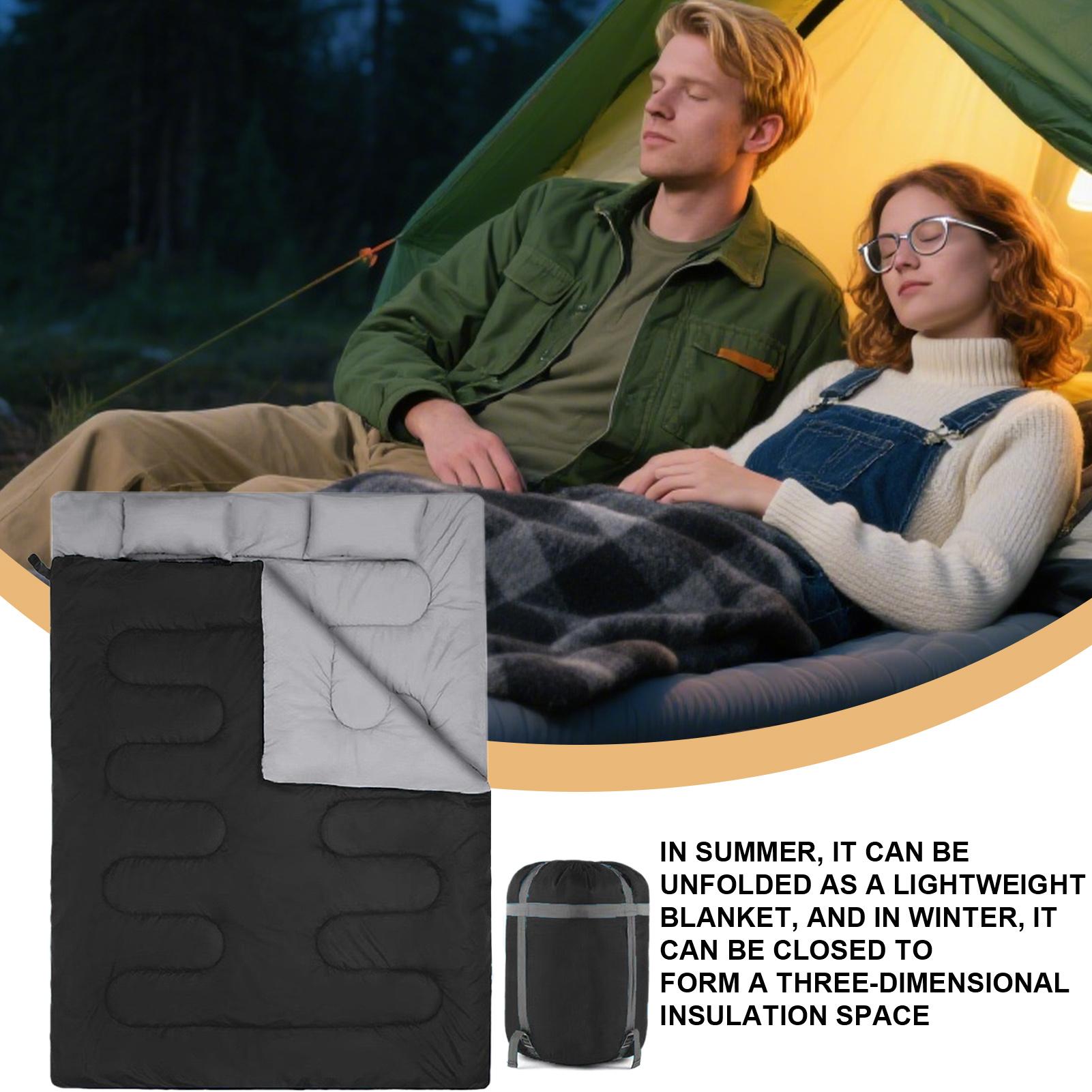 Saco de Dormir Duplo para Adul - Outdoor Camping Activities For Adults avaliação e preço