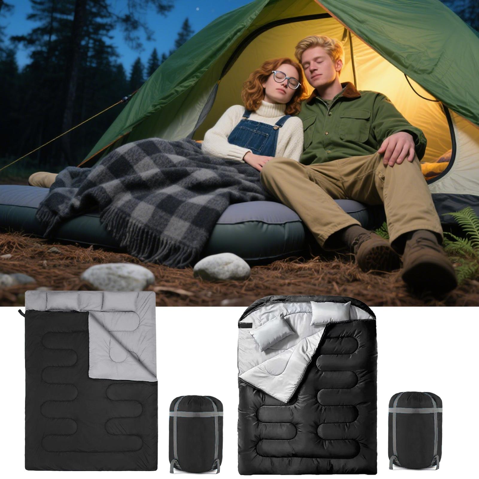 Saco de Dormir Duplo para Adul - Outdoor Camping Activities For Adults avaliação e preço