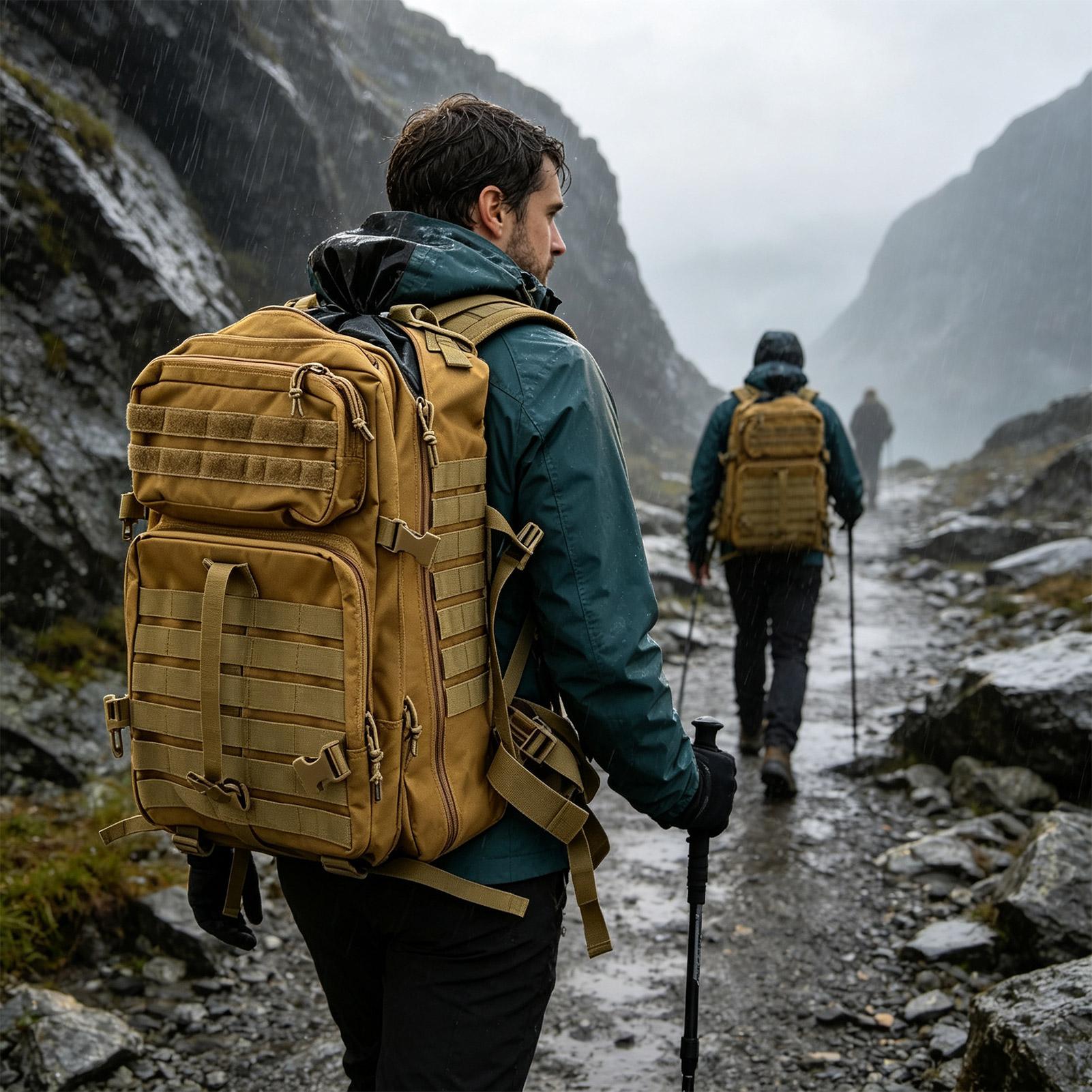 Forro de mochila à prova d'águ - Outdoor Camping Backpack avaliação e preço