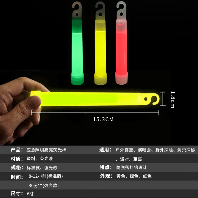 5/10 Unidades Bastão Fluoresce - Glow Sticks Survival avaliação e preço