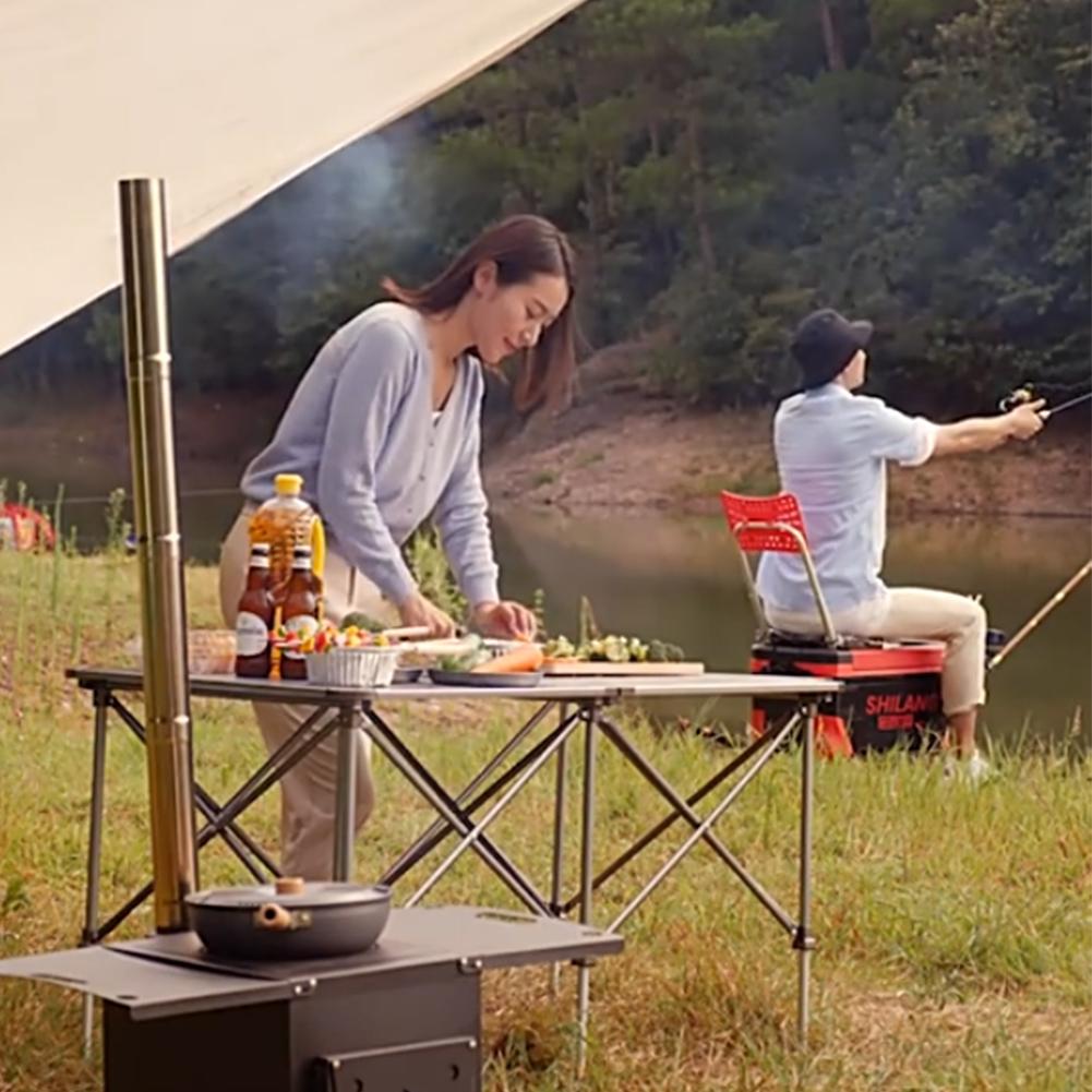 Tubo de chaminé em aço de 60 m - Outdoor Camping Stove Wood avaliação e preço