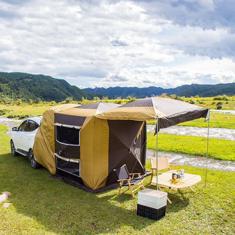Tenda para camping ao ar livre - Outdoor Camping Car Tail Tent avaliação e preço