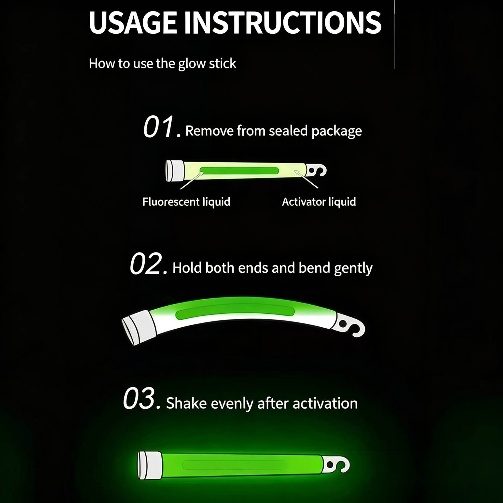 Bastões Táticos de 6 Polegadas - Glow Sticks Survival avaliação e preço
