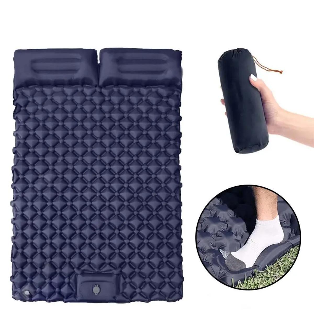 Colchão Inflável Individual e  - Outdoor Camping Floor Mat avaliação e preço