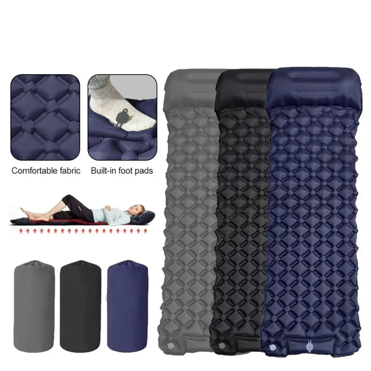 Colchão Inflável Individual e  - Outdoor Camping Floor Mat avaliação e preço