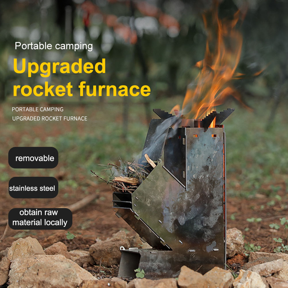 Fogão a Lenha Portátil Desmont - Outdoor Camping Stove Wood avaliação e preço