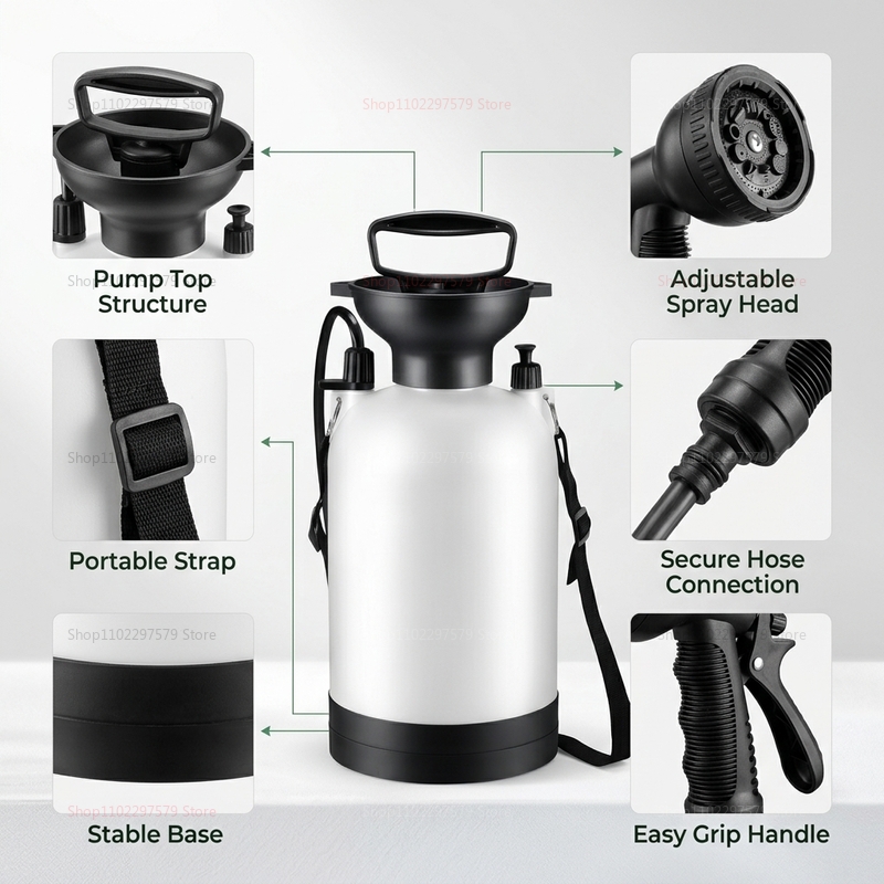 Chuveiro Portátil para Camping - Outdoor Camping Backpack avaliação e preço