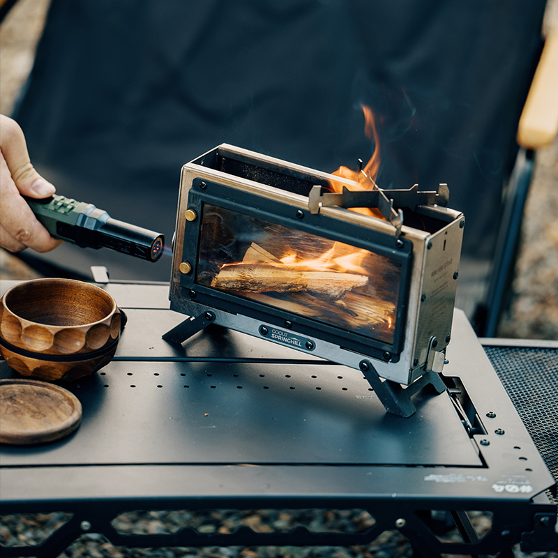 Fogão a Lenha Portátil Goout S - Outdoor Camping Stove Wood avaliação e preço