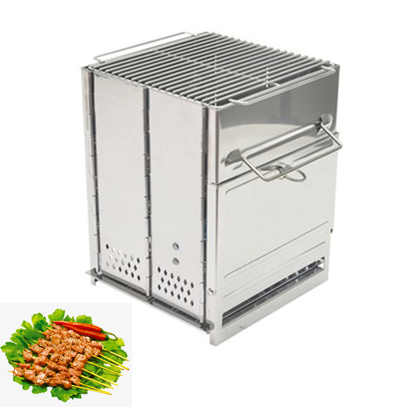 Fogão a Lenha Portátil Desmont - Outdoor Camping Stove Wood avaliação e preço