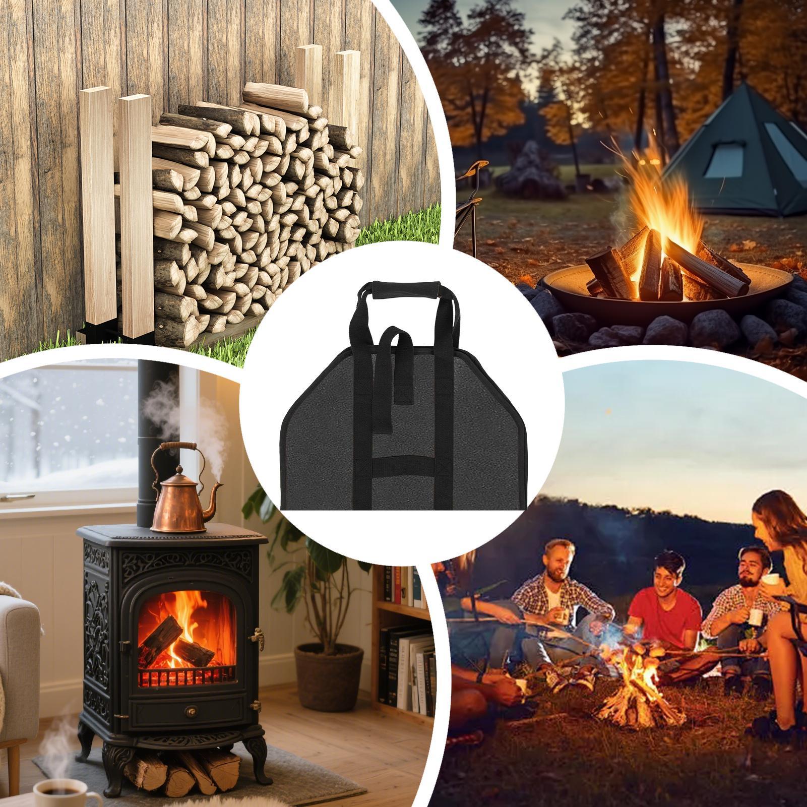 Transportador de lenha grande  - Outdoor Camping Stove Wood avaliação e preço