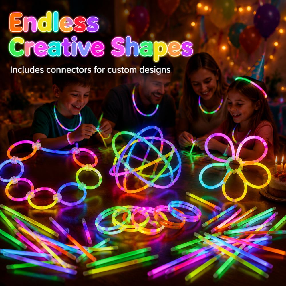 Kit de Bastões de Luz Fluoresc - Glow Sticks Survival avaliação e preço