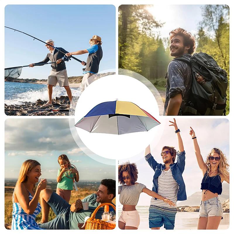 Chapéu guarda-chuva dobrável,  - Outdoor Camping Activities For Adults avaliação e preço