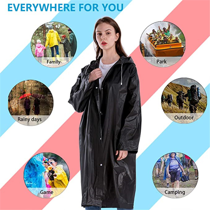 Unisex Impermeável Eva Raincoa - Outdoor Camping Activities For Adults avaliação e preço