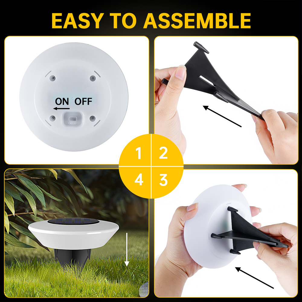 Luzes Solares de Solo 14LED à  - Outdoor Camping Decke avaliação e preço