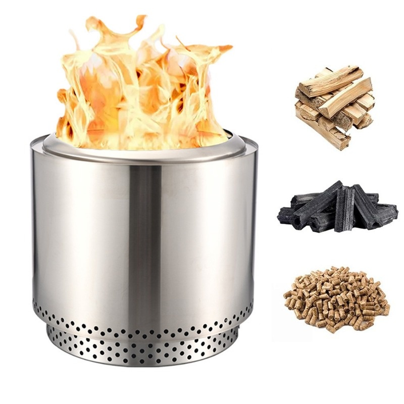 Fogueira Portátil de Aço Inoxi - Outdoor Camping Fire Pit avaliação e preço