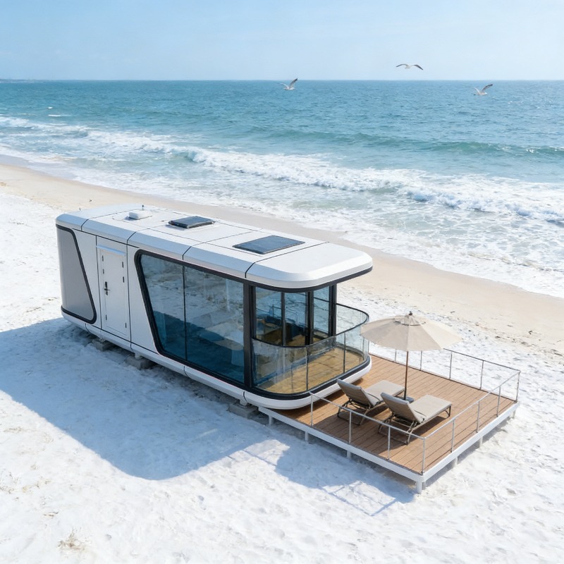 Casa Contêiner Moderna de Aço  - Outdoor Camping House avaliação e preço